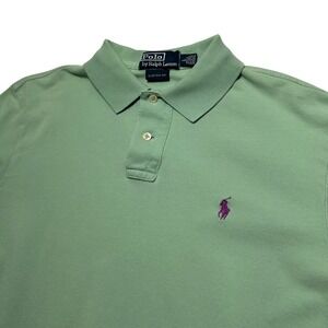 Polo Ralph Lauren Short Sleeve Preppy Golf Classic Cotton L Business Casual